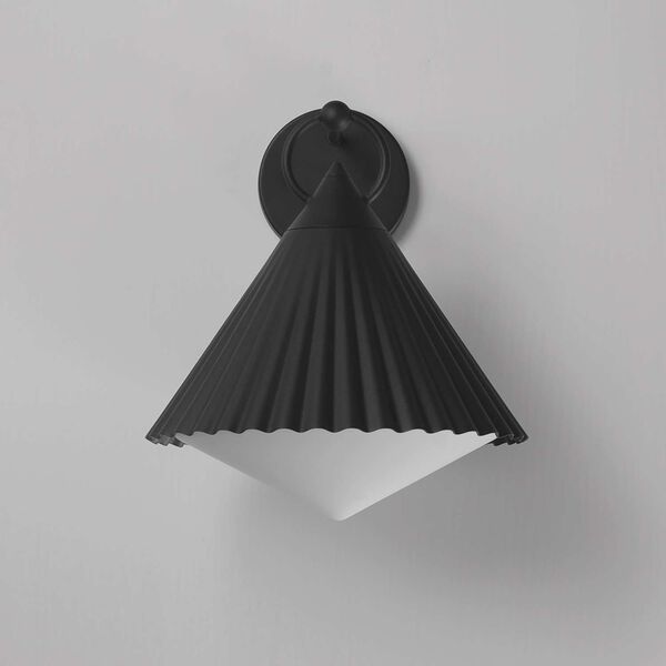 Odette Black 14-Inch One-Light Outdoor Wall Sconce, image 2