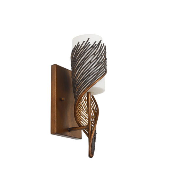 Flow Hammered Ore One Light Wall Sconce, image 2