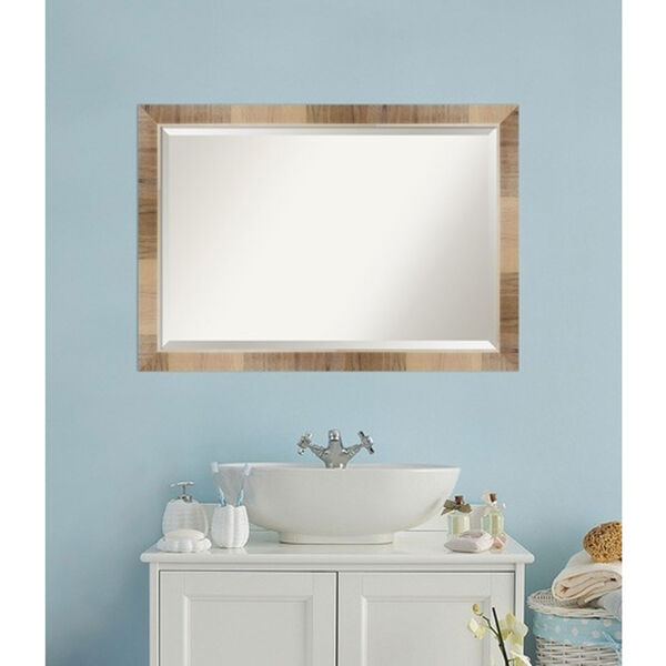Brown Bathroom Wall Mirror, image 4
