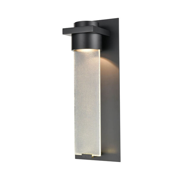 Powder Coated Black Six-Inch LED Outdoor Wall Mount, image 3