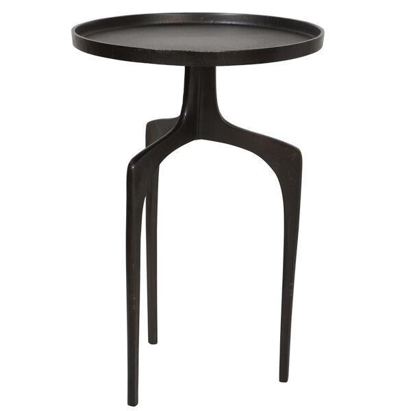 Linden Dark Brown Textured Side Table, image 3