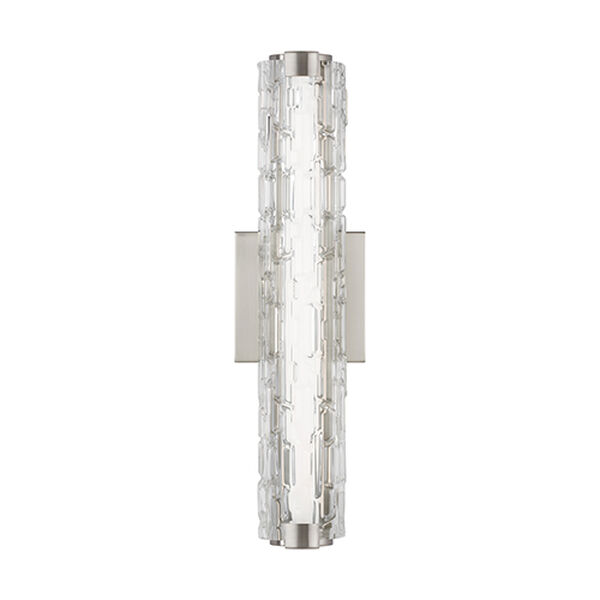 Clyne Satin Nickel 18-Inch LED Wall Sconce, image 2