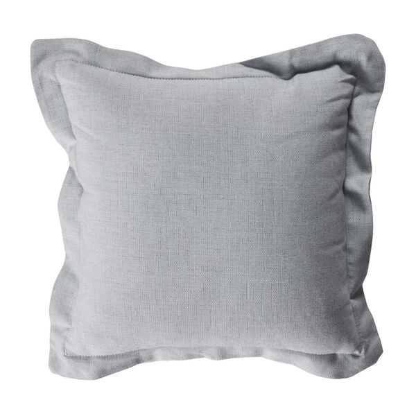 Verona Stone 17 x 17 Inch Pillow with Linen Double Flange, image 1