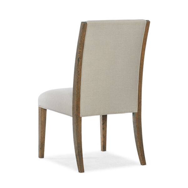Chapman Warm Brown and Taupe Upholstered Side Chair, image 3
