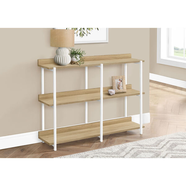 Natural 3-Tier Console Table, image 2