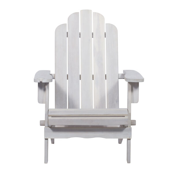 White Wash Patio Adirondack Chair, image 1