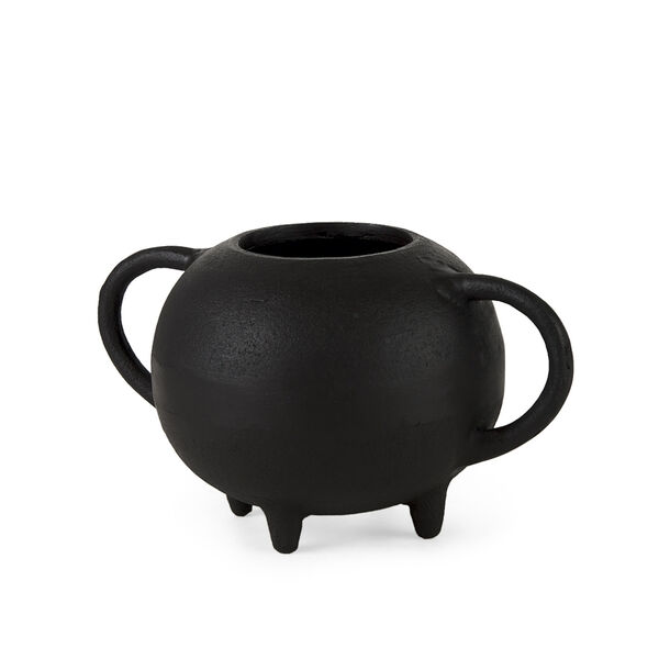 Cryus Black Spherical Vase Decorative Object, image 1