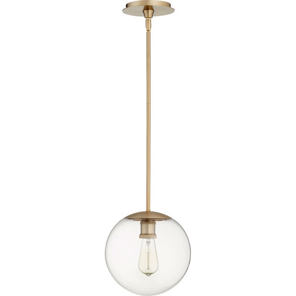 Holland Aged Brass 10-Inch One-Light Pendant, image 1