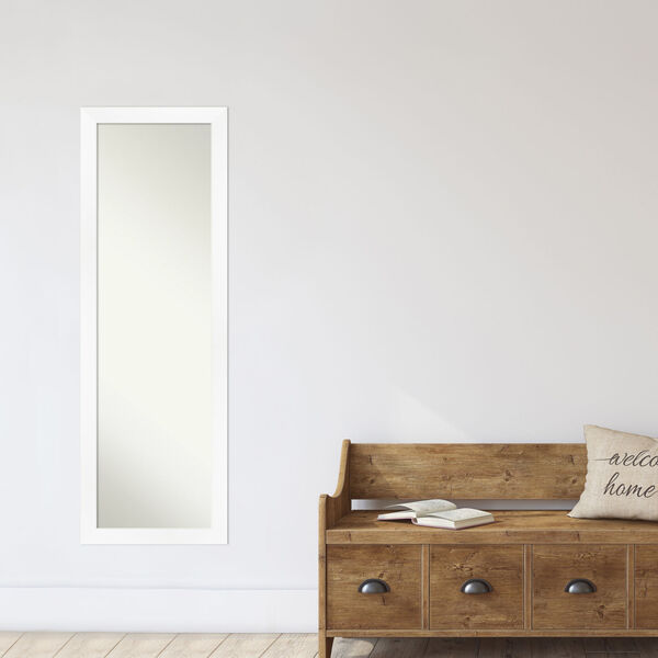 White Frame 17W X 51H-Inch Full Length Mirror, image 6
