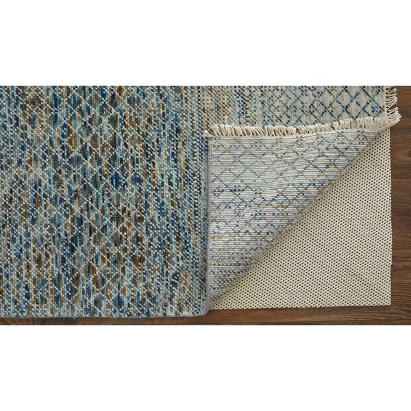 Branson Blue Ivory Brown Rectangular 5 Ft. 6 In. x 8 Ft. 6 In. Area Rug, image 6