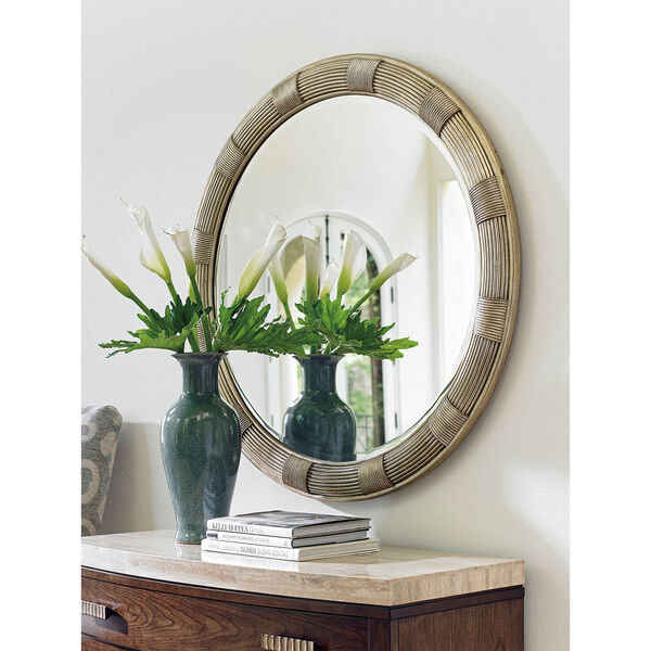 Laurel Canyon Gold Beverly Round Mirror, image 2