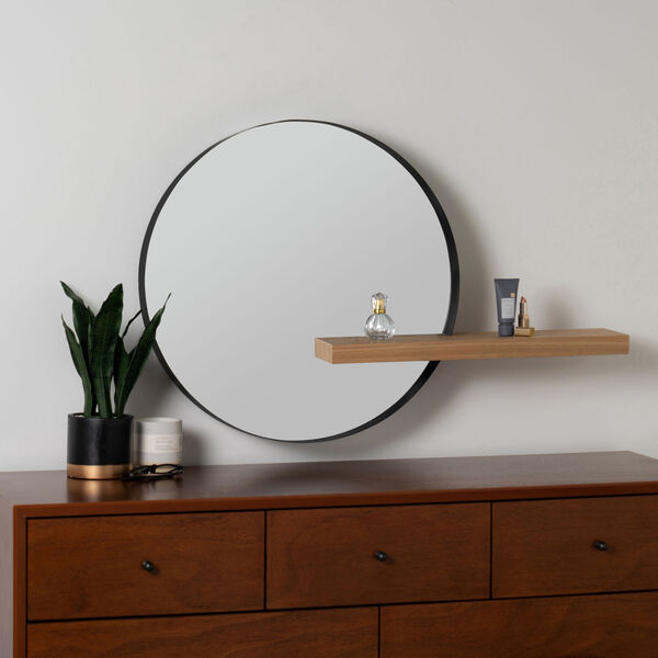 Wrenlee Black 26-Inch x 40-Inch Wall Mirror, image 1