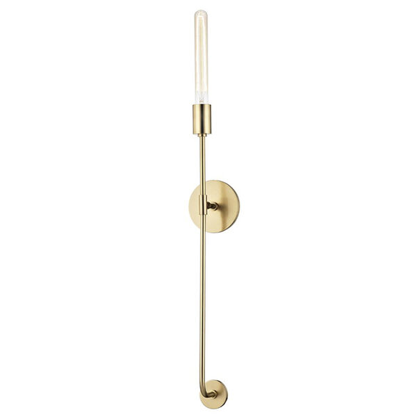 Dylan Aged Brass 1-Light Five-Inch Wall Sconce, image 1