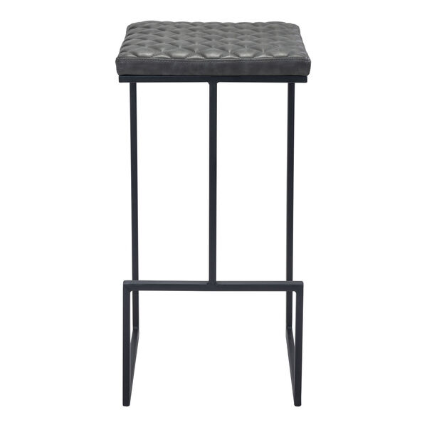 Element Gray and Black Barstool, image 4