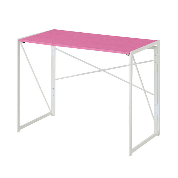 Xtra Pink White Office Desk, image 3