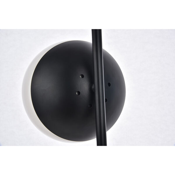 Eclipse Black and Frosted White One-Light Table Lamp, image 5