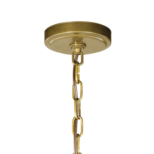 Voleta Natural Brass Four-Light Pendant, image 2