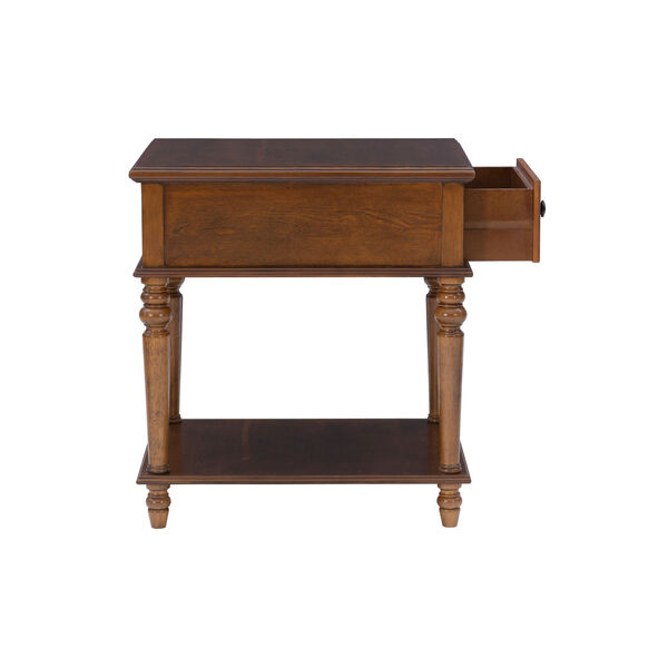 Lily Hazelnut Brown Side Table, image 7