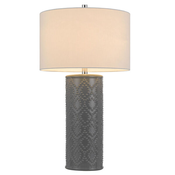 Castine Slate Grey Two-Light Ceramic Table Lamp, Set of 2, image 4