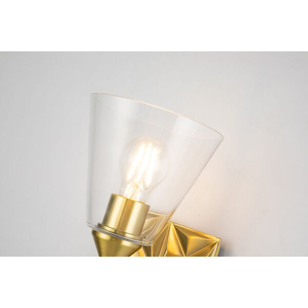 Alpha Antique Brass One-Light Wall Sconce, image 4
