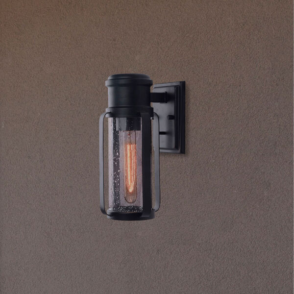 Abner Black Seven-Inch One-Light Outdoor Wall Sconce, image 2
