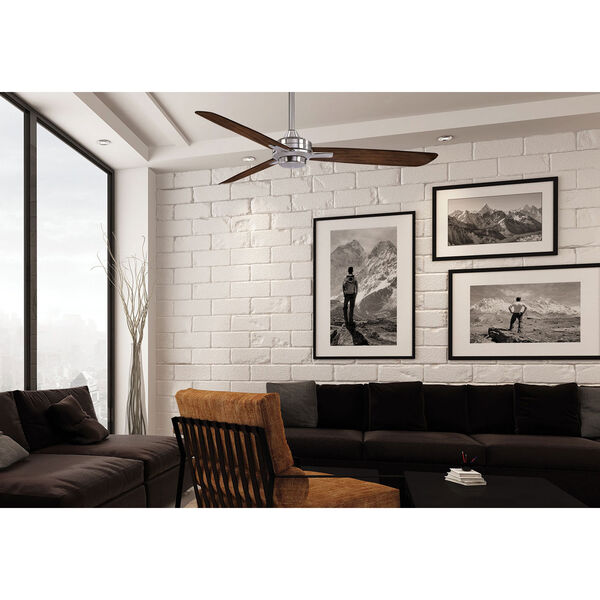 Rudolph Brushed Nickel 52-Inch Fan with Maple Blades, image 3
