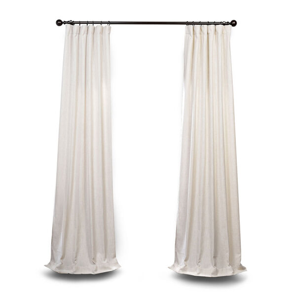Ivory 96 x 50 In. Curtain Single Panel, image 1