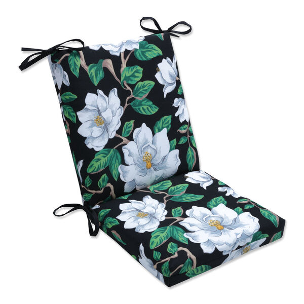 Magnolia Black Square Corner Chair Cushion, image 1