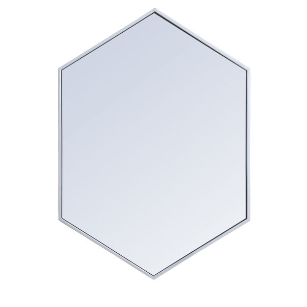 Eternity Silver 24-Inch Hexagon Mirror, image 1
