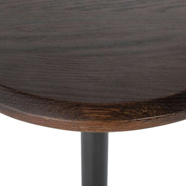 Exeter Walnut and Gray Side Table, image 5