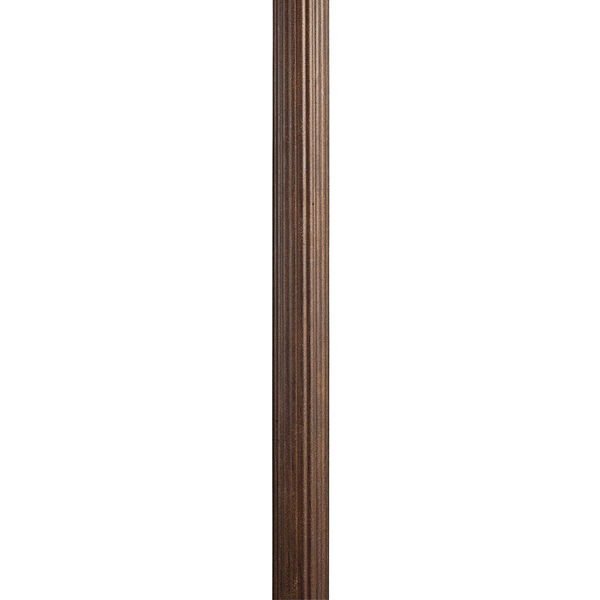 Brown Stone Outdoor Fluted Post, image 1
