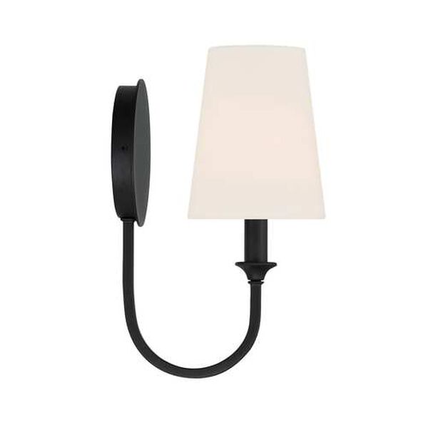 Payton Black Forged One-Light Wall Sconce, image 2