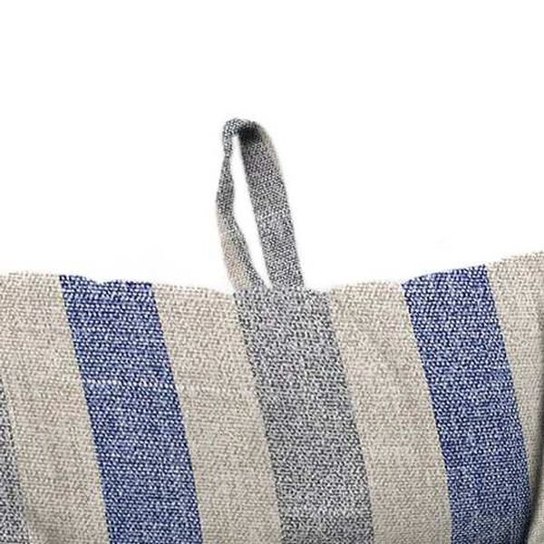 Tilford Denim Blue 21 x 38 Inches Knife Edge Outdoor Chair Cushion, image 3