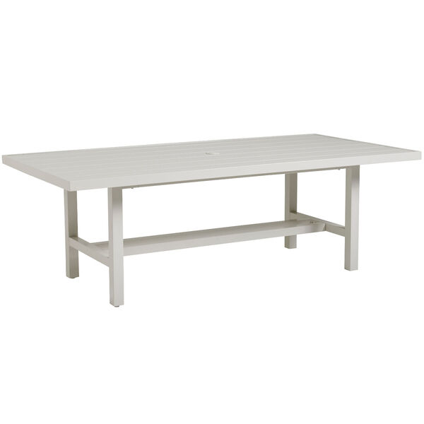 Seabrook Soft Oyster White Rectangular Dining Table, image 1
