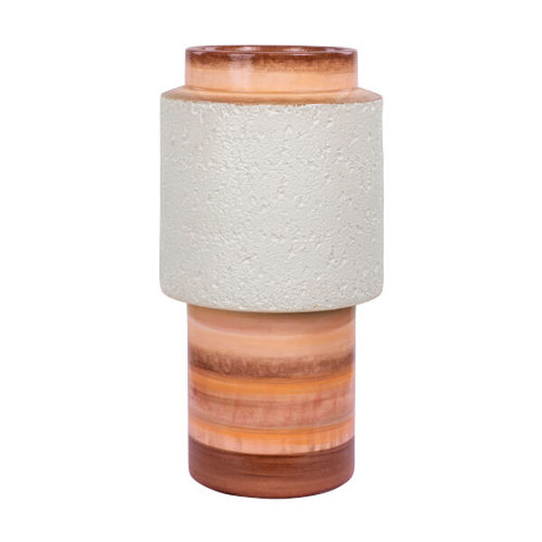 Tilde Orange Quartz Ceramic Vase, image 1