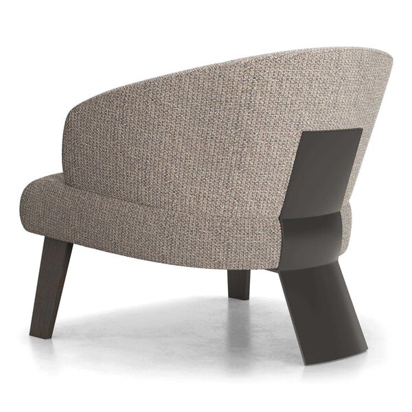 Rimini Maplewood Fabric Lounge Chair, image 3