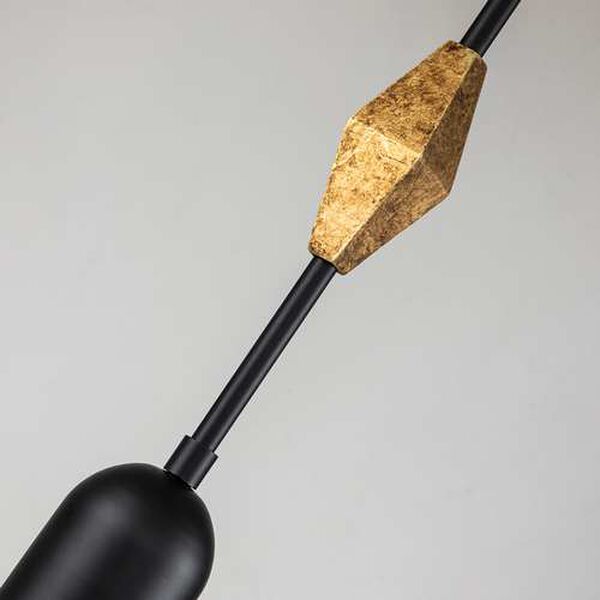Etoile Matte Black Five-Inch One-Light Mini Pendant, image 5