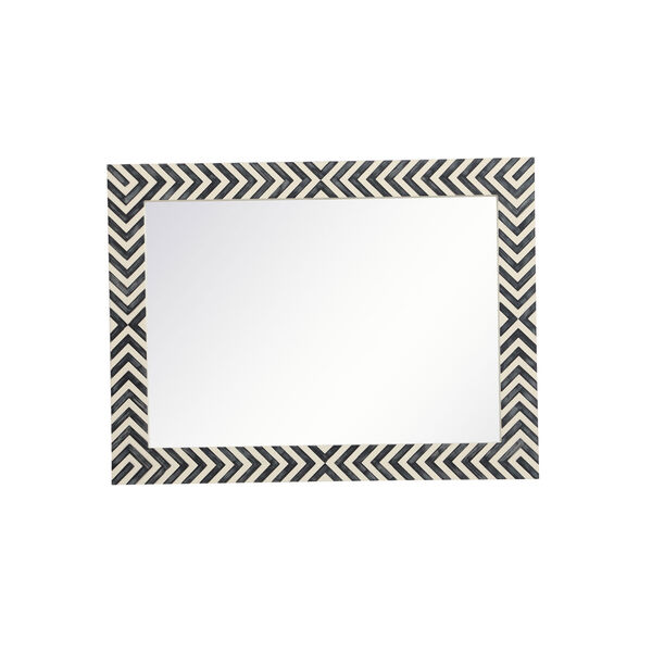 Colette Chevron 24 x 32 Inches Rectangular Mirror, image 5