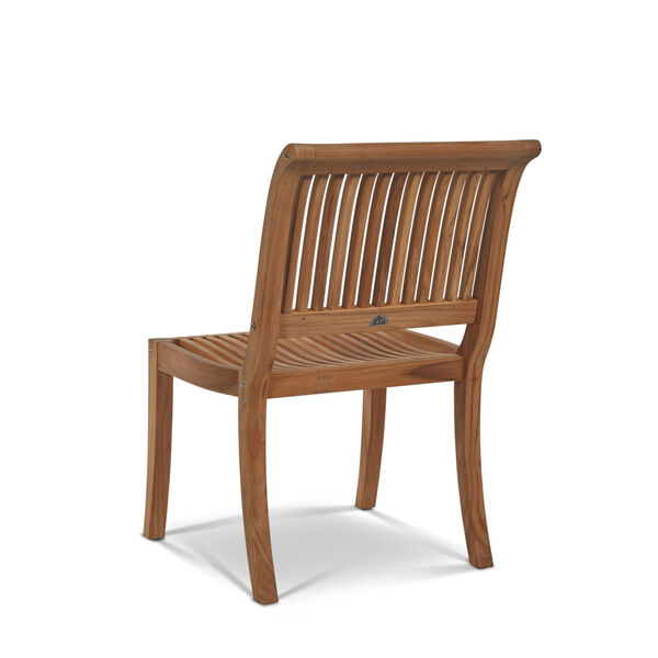 Palm Nature Sand Teak Teak Outdoor Side Chair, image 2