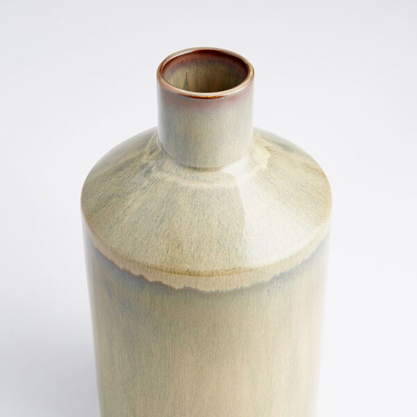 Olive Glaze 7-Inch Marbled Dreams Vase, image 2