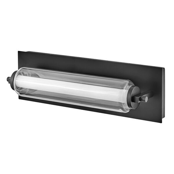 Lucien Black Small Integrated LED Bath Strip, image 4