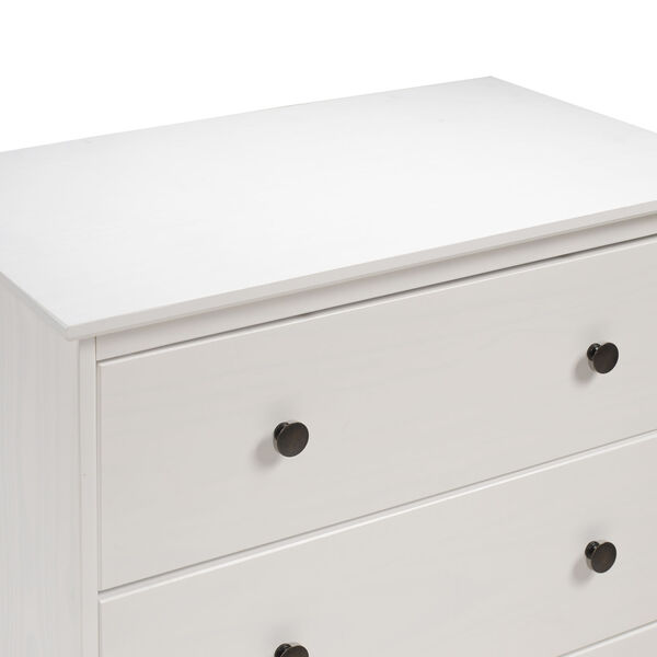 White Four Drawer Dresser, image 4