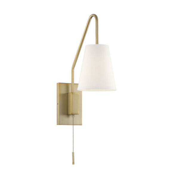 Ava Polished Brass Six-Inch One-Light Wall Sconce, image 1
