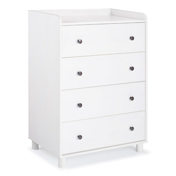 Morgan White Chest with Four Drawer, image 3