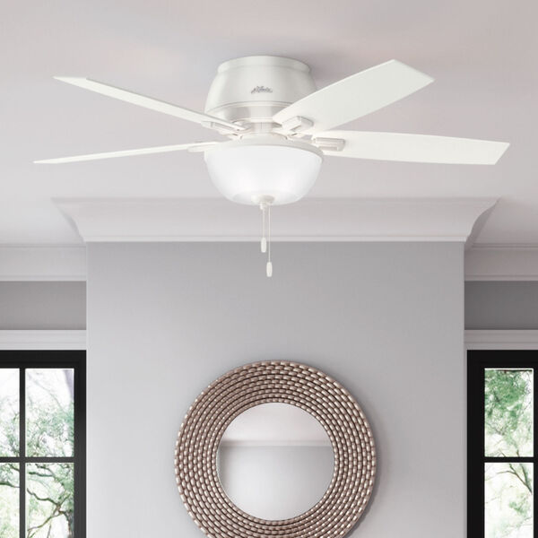 Donegan Fresh White 52-Inch Two-Light LED Ceiling Fan, image 7