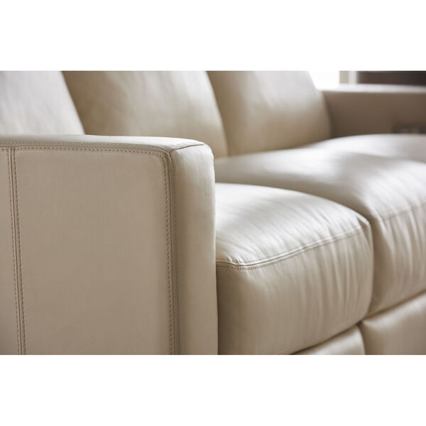 Carter Beige Moore Giles Leather Motion Sofa, image 6