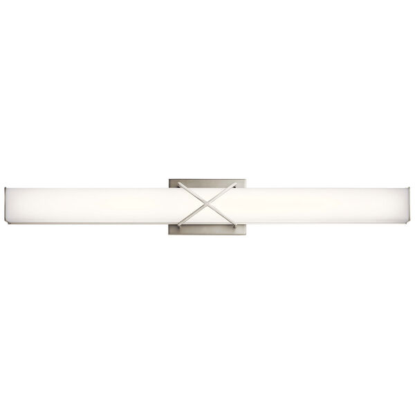 Trinsic Brushed Nickel Three-Light LED Bath Bar, image 4