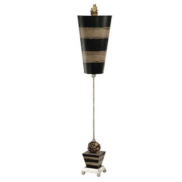 Peony Black and Tan One-Light Accent Lamp, image 1