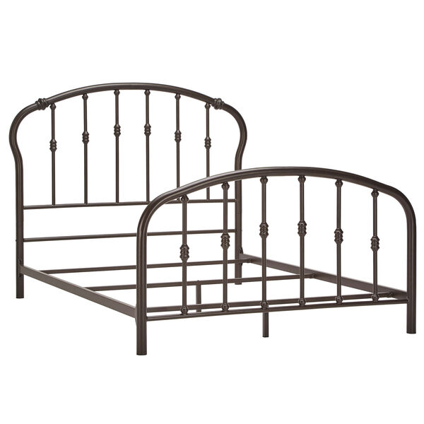 Caledonia Victorian Queen Metal Bed, image 4