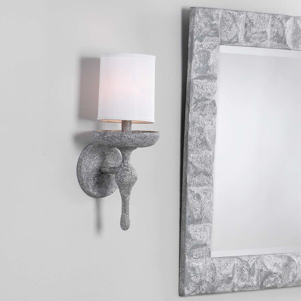 Concord Grey Plaster One-Light Wall Sconce, image 7